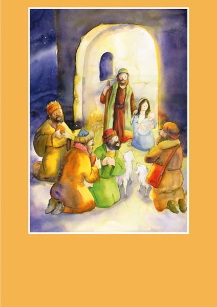 Pfarrbriefmantel - Licht in dunkler Nacht