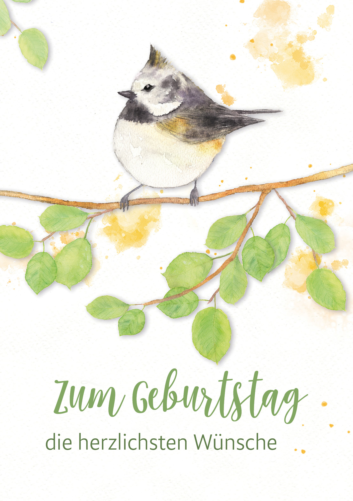 Kunst-Klappkarte - Grüße für Dich