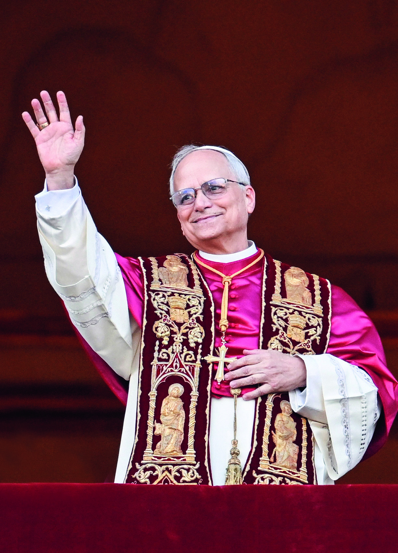 Kunst-Postkarte - Papst Leo XIV. - ohne Rückseitentext