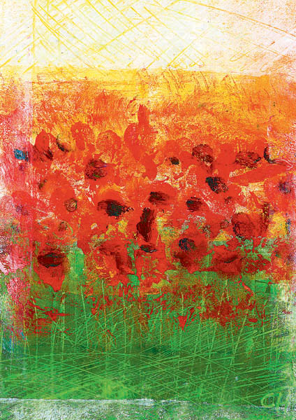 Kunst-Postkarte - Geburtstagssegen