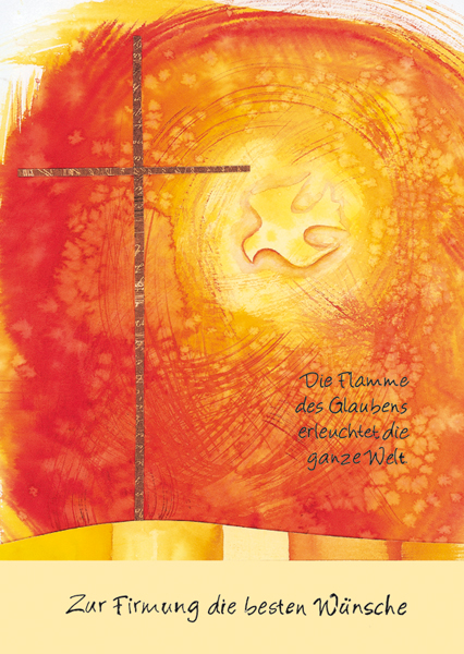 Klappkarte - Flamme des Glaubens
