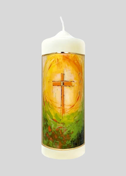 Kerze - Ostern lässt das Leben strahlen