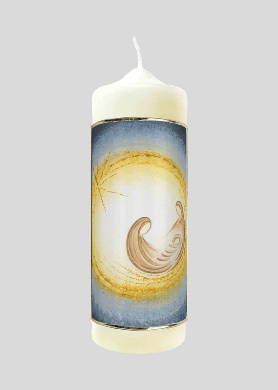 Kerze - Gottes Licht erhellt das Dunkel