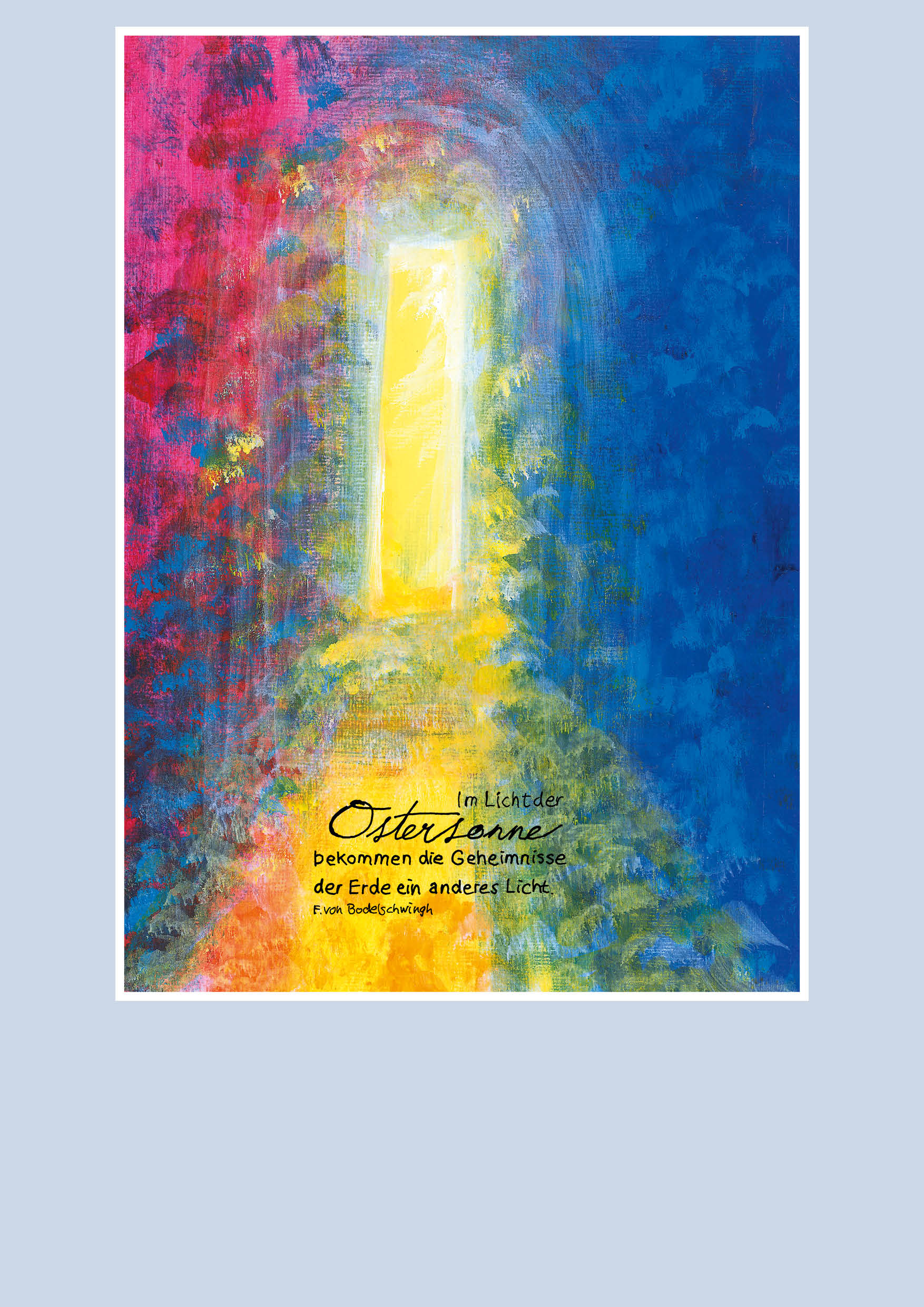 Pfarrbriefmantel - Licht der Ostersonne