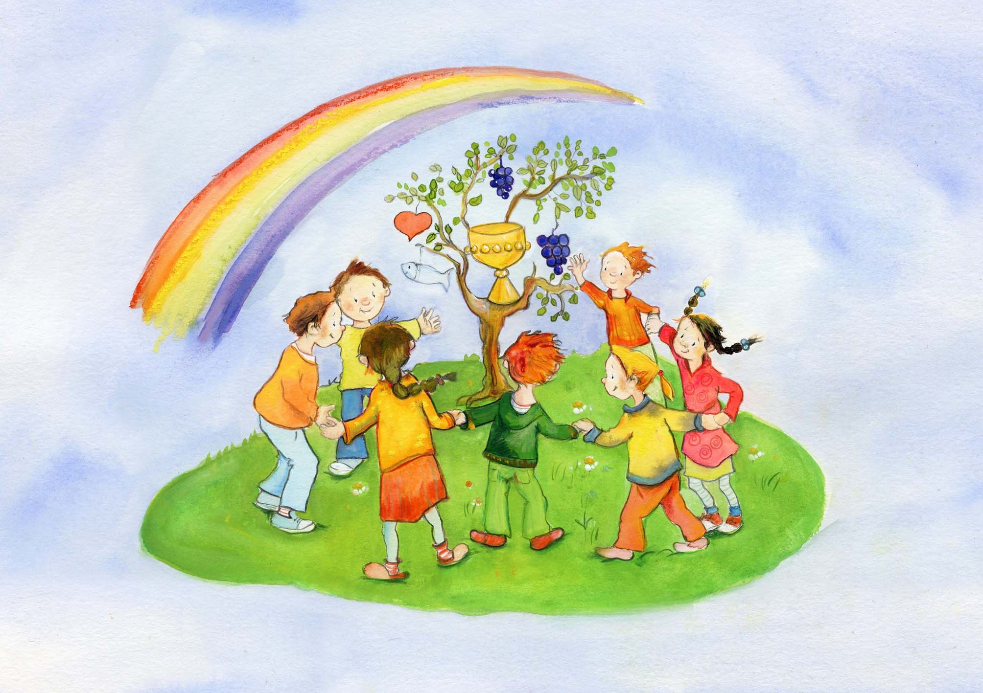 Klappkarte - Der Herr ist da, wo Menschen leben