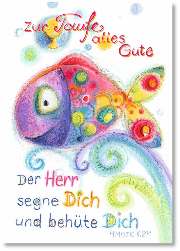 Klappkarte - Gesegnet und behütet