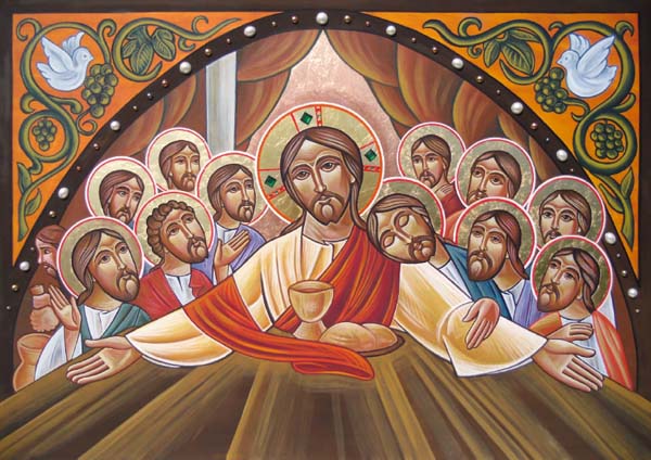 Klappkarte - Mit Christus vereint