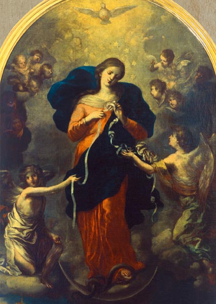 Kunst-Postkarte - Maria Knotenlöserin