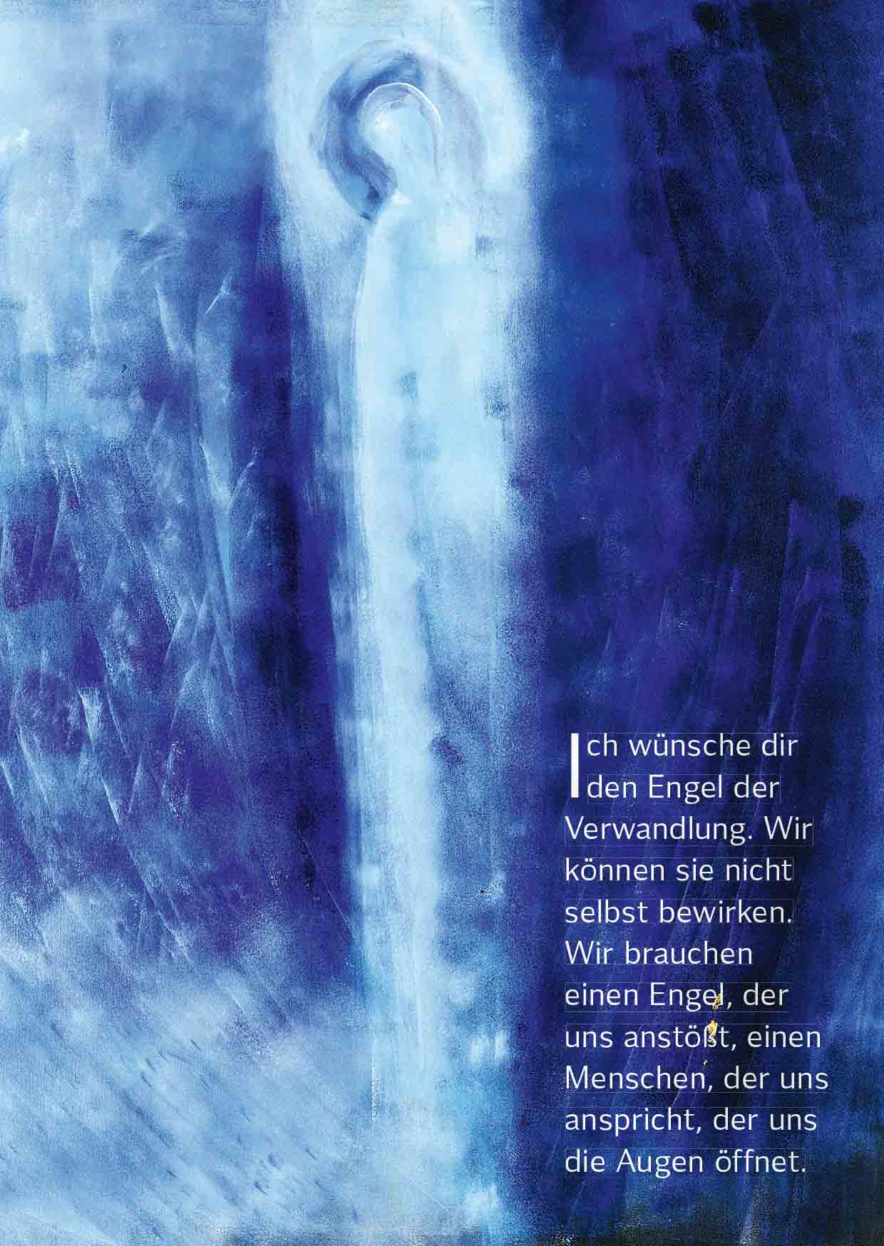 Kunst-Postkarte - Engel der Verwandlung