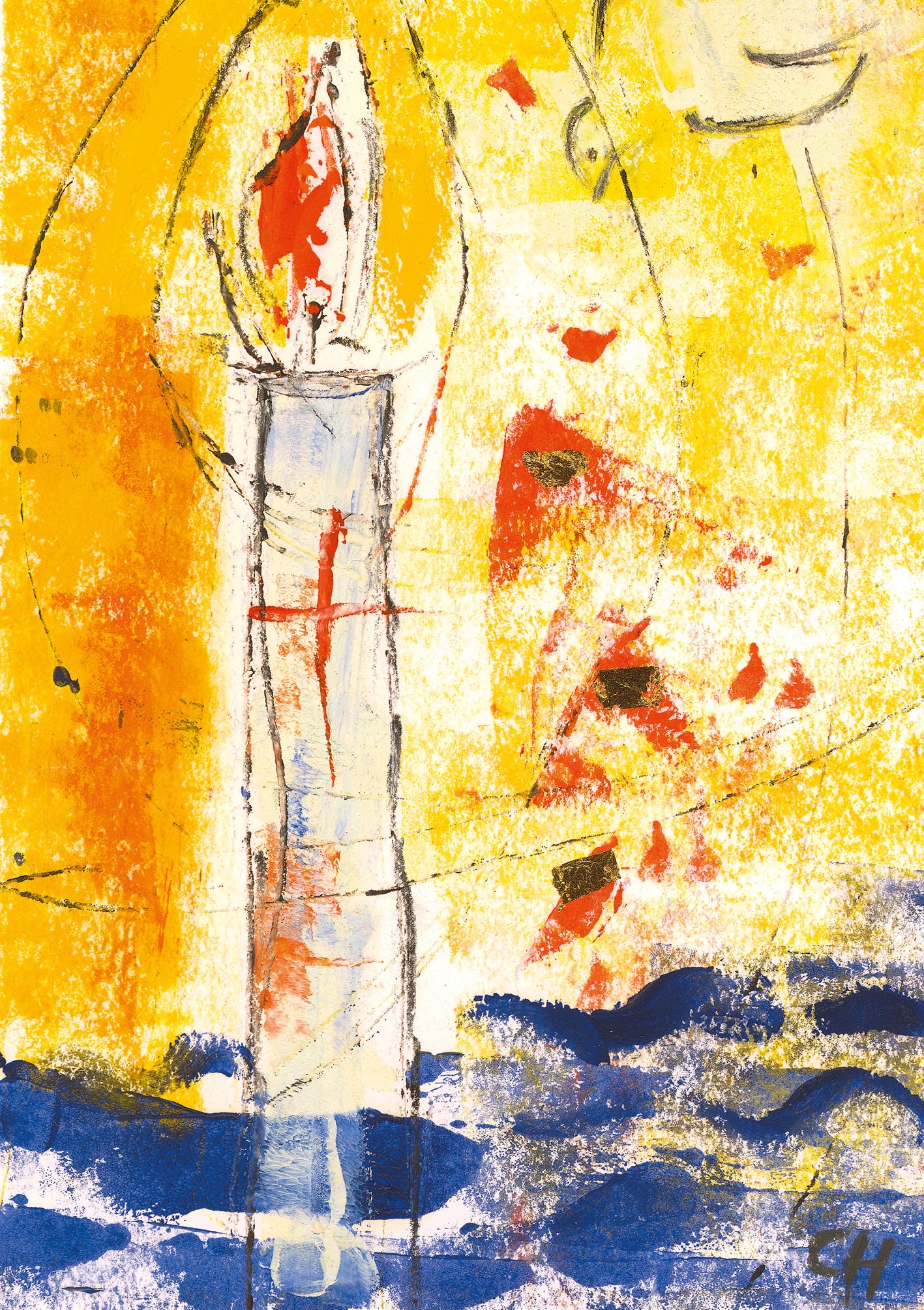 Klappkarte - Aus Wasser zum ewigen Leben