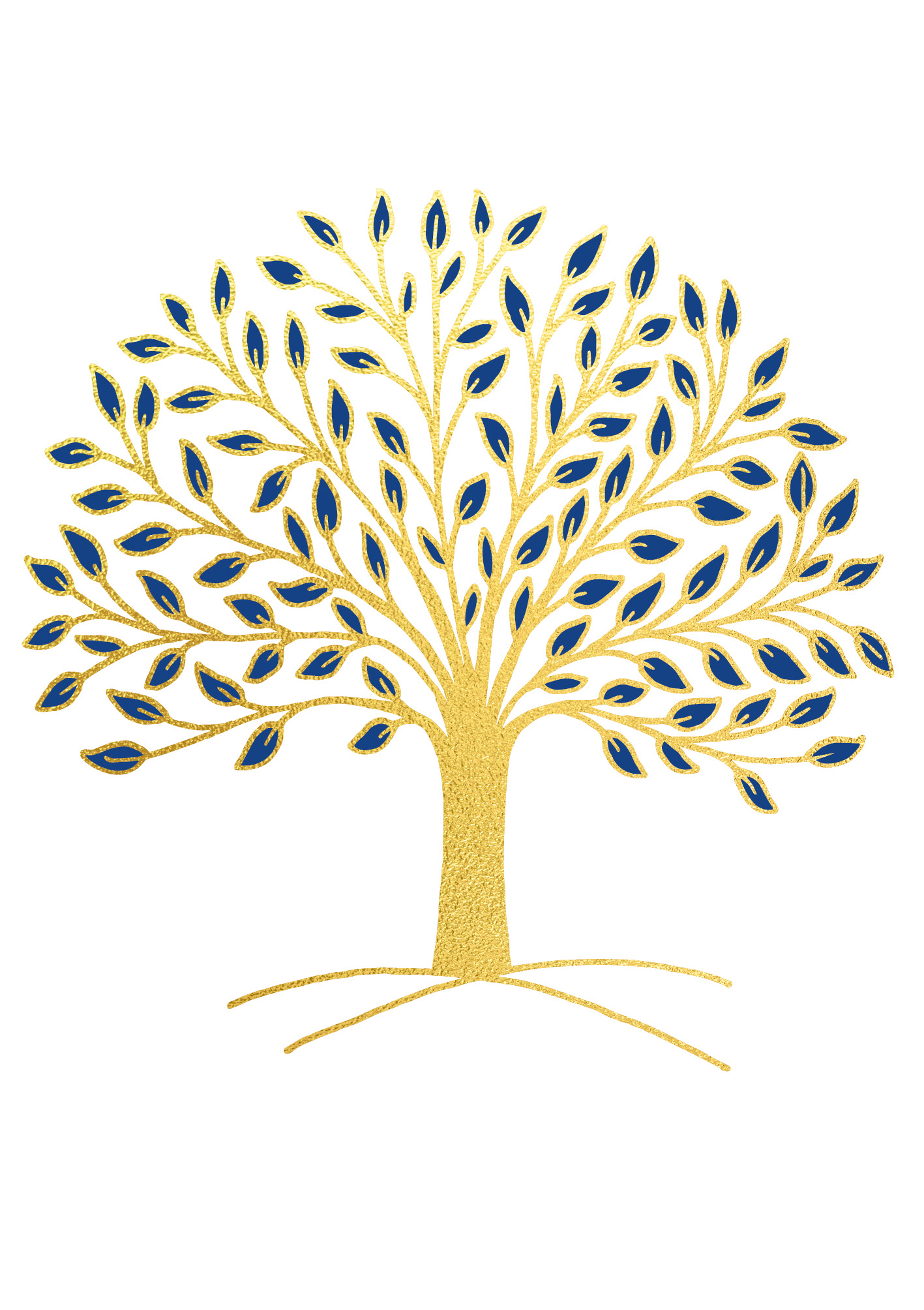 Premium-Klappkarte - Baum des Lebens