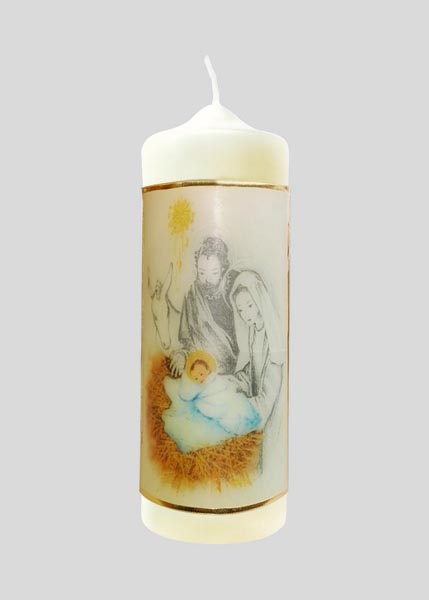 Kerze - Eins in Erfurcht und Liebe