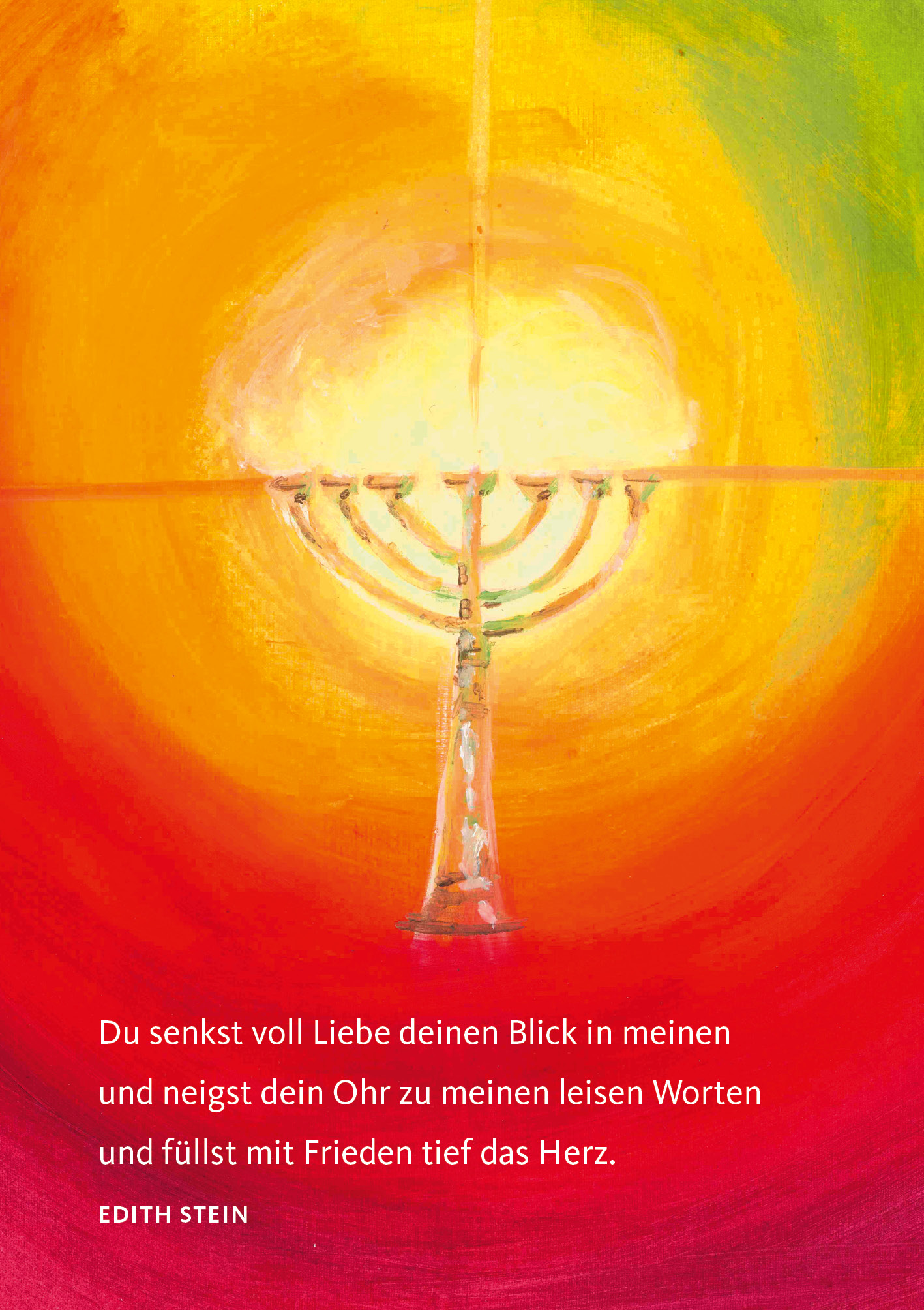 Kunst-Klappkarte - Verbunden mit Gottes Gnade