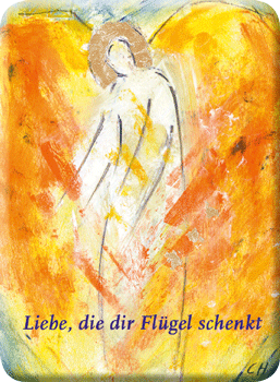 Deko Magnet - Liebe, die dir Flügel schenkt