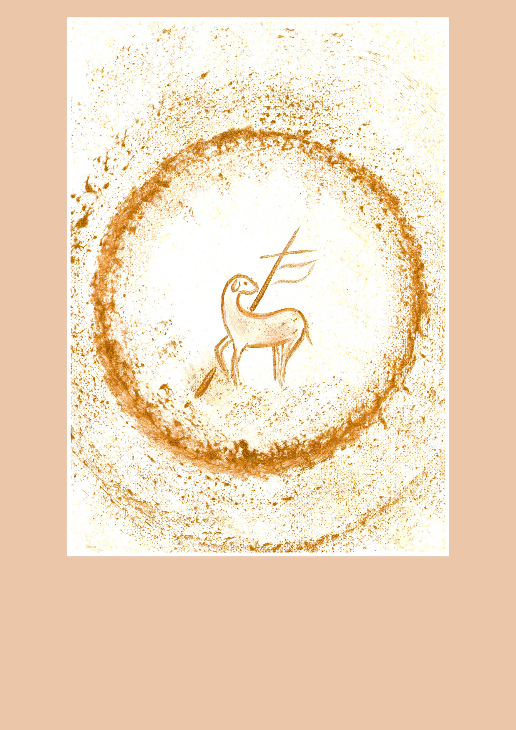 Pfarrbriefmantel - Osterlamm