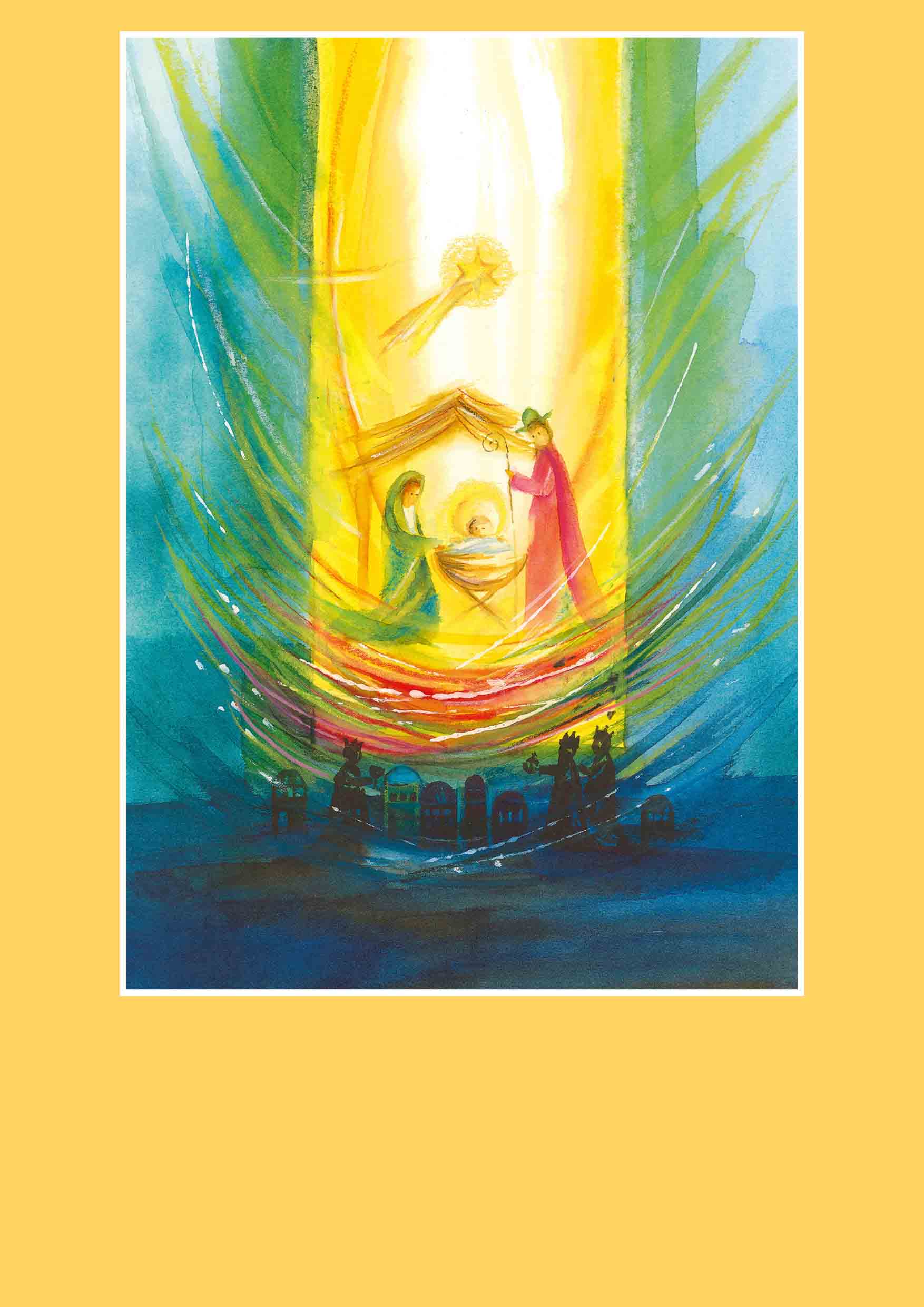 Pfarrbriefmantel - An der Krippe nie allein