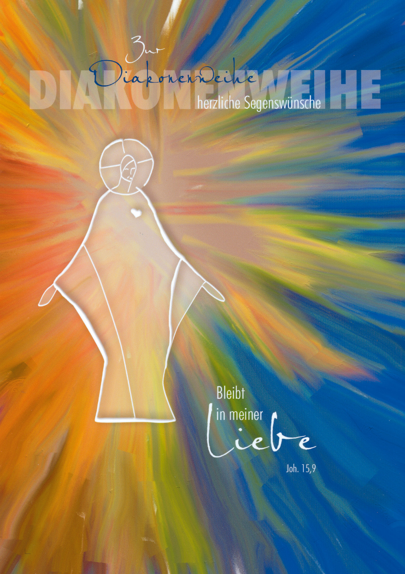 Klappkarte - Zeugnis von der Liebe Gottes