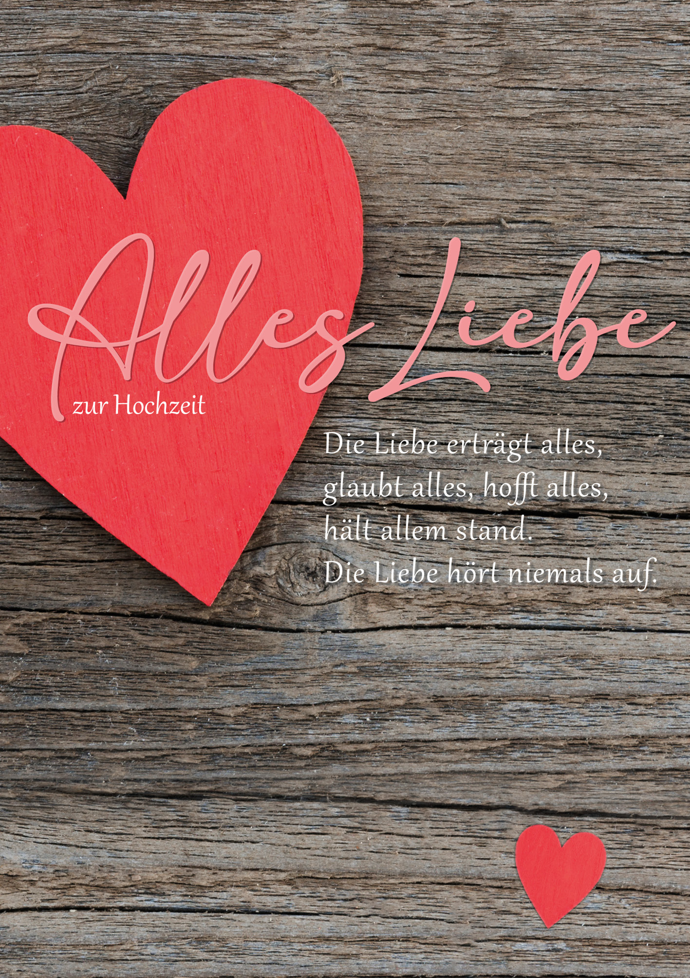 Klappkarte - Miteinander auf dem Weg der Liebe