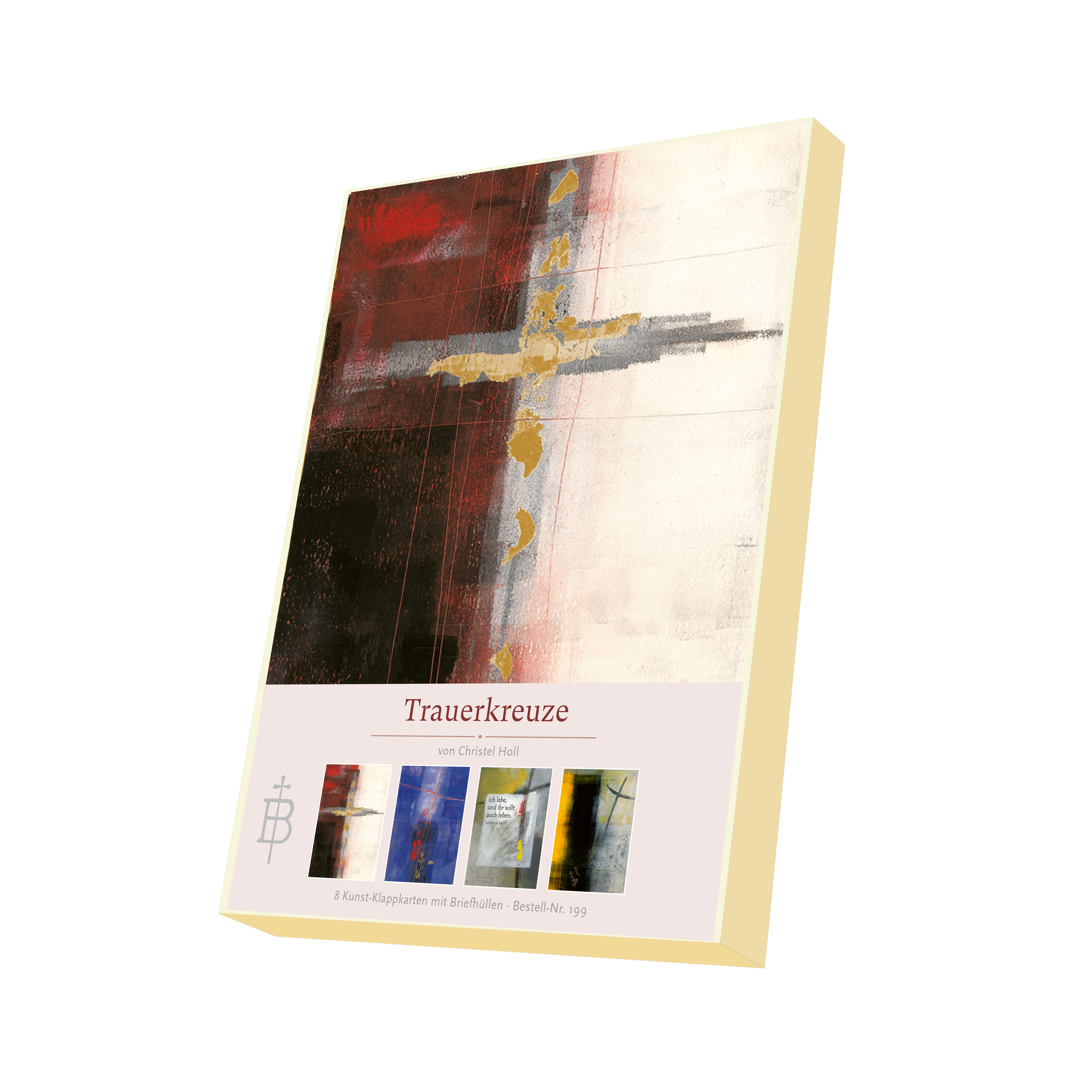 Kartenbox - Trauerkreuze