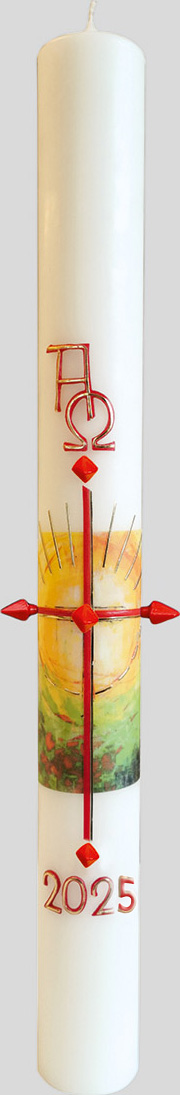 Osterkerze - Ostern lässt das Leben strahlen