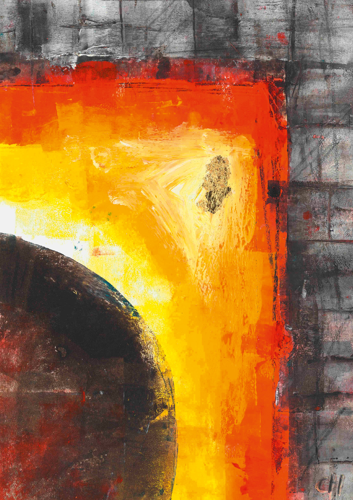 Kunst-Klappkarte - Auferstehung kündet Licht