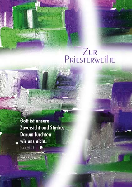 Klappkarte - Für Gott und die Menschen