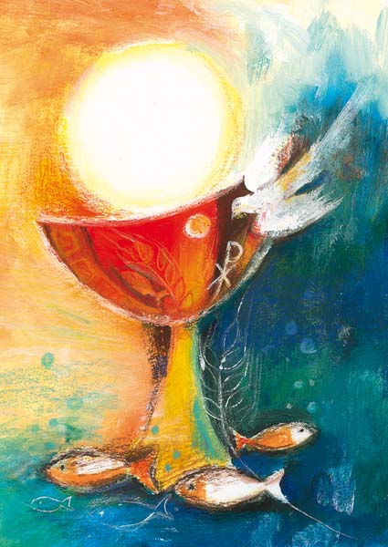 Kunst-Postkarte - Dein Weg, Herr, zeige mir