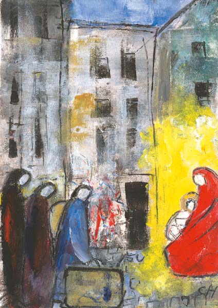 Klappkarte - Ein Kind ist uns geboren