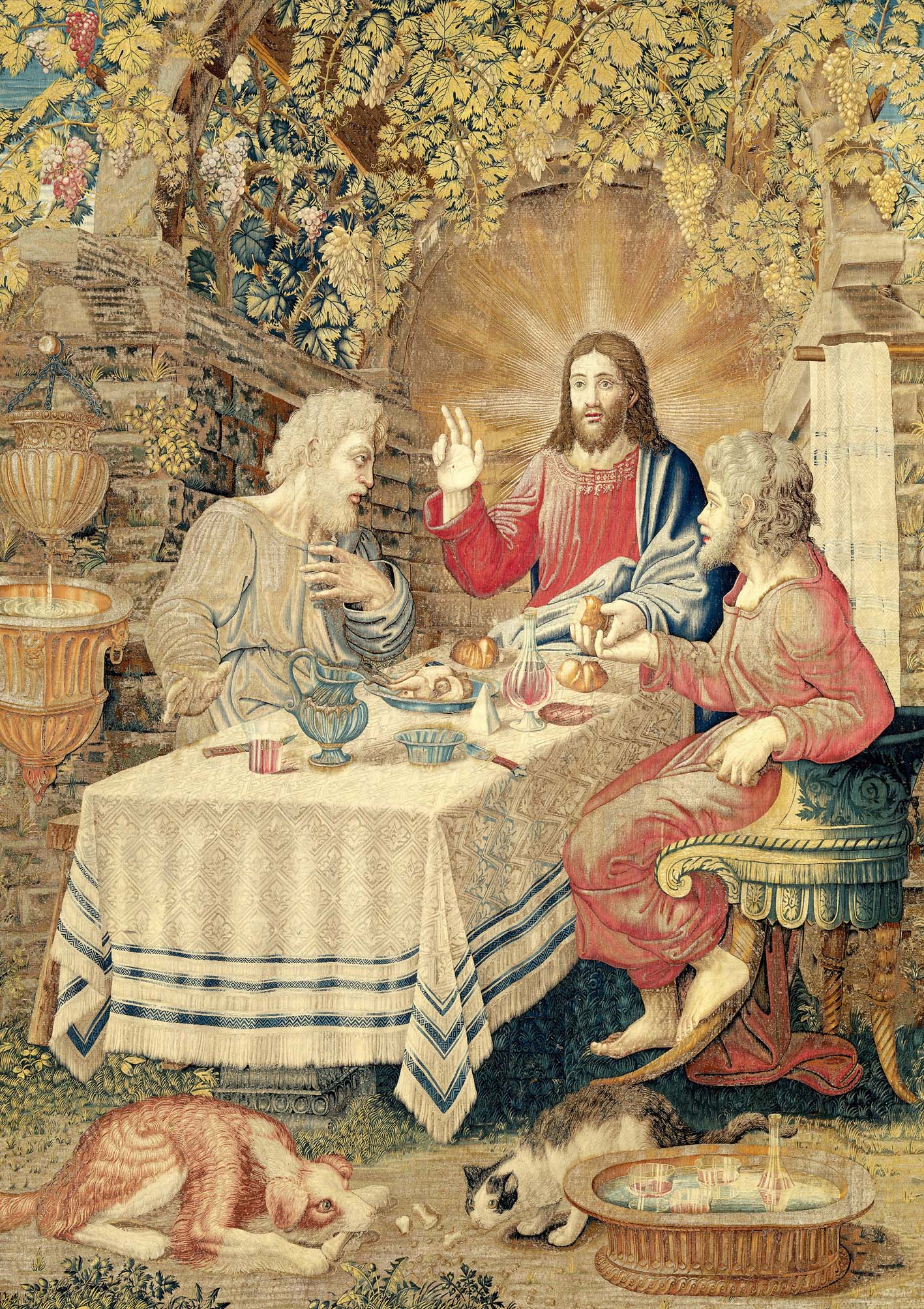 Klappkarte - Begegnung in Emmaus