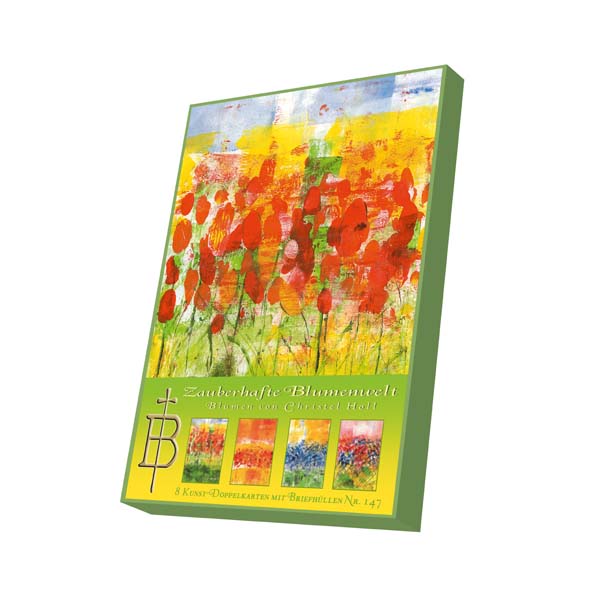 Kartenbox - Zauberhafte Blumenwelt