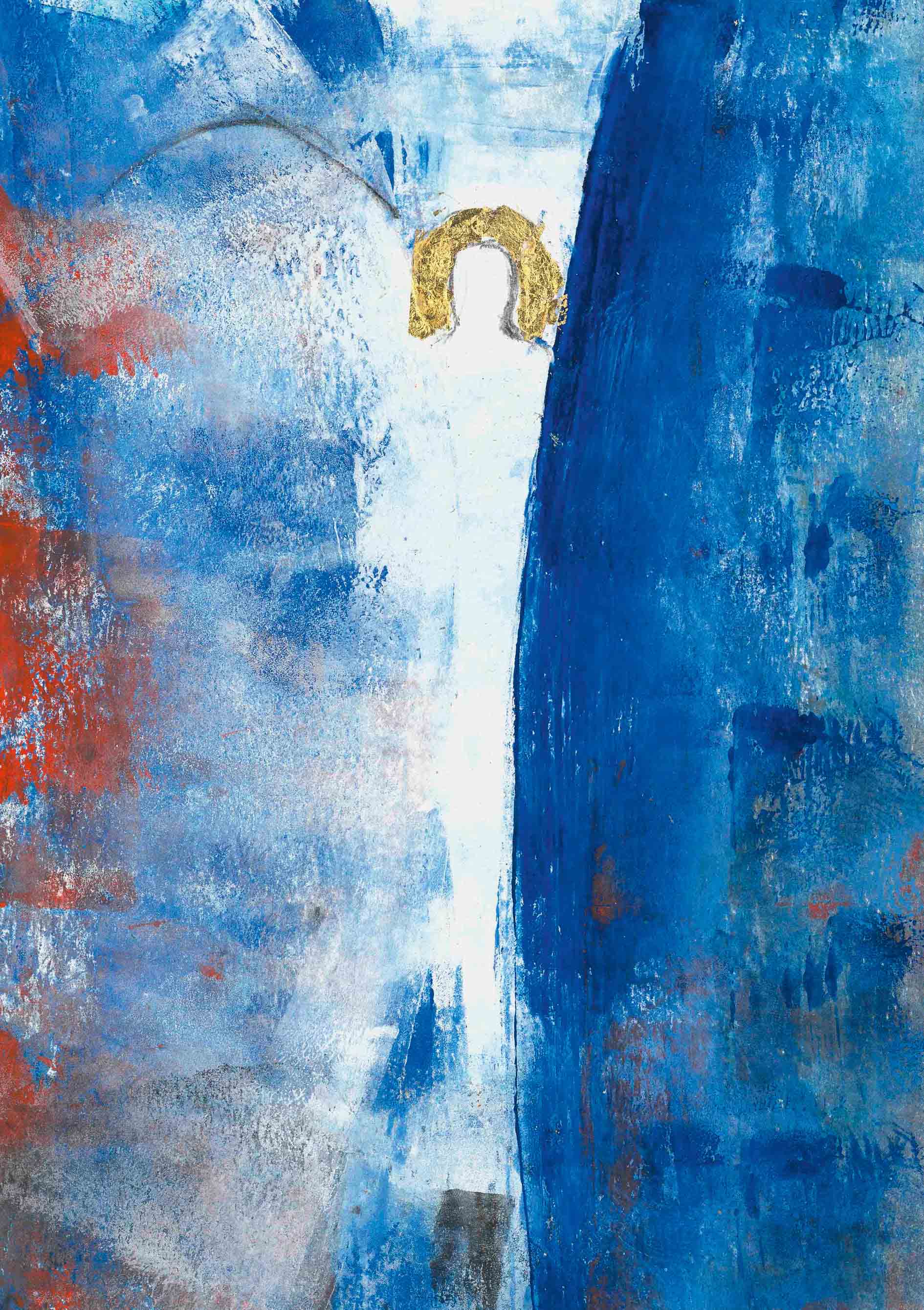 Kunst-Klappkarte - Geheilte Wunden