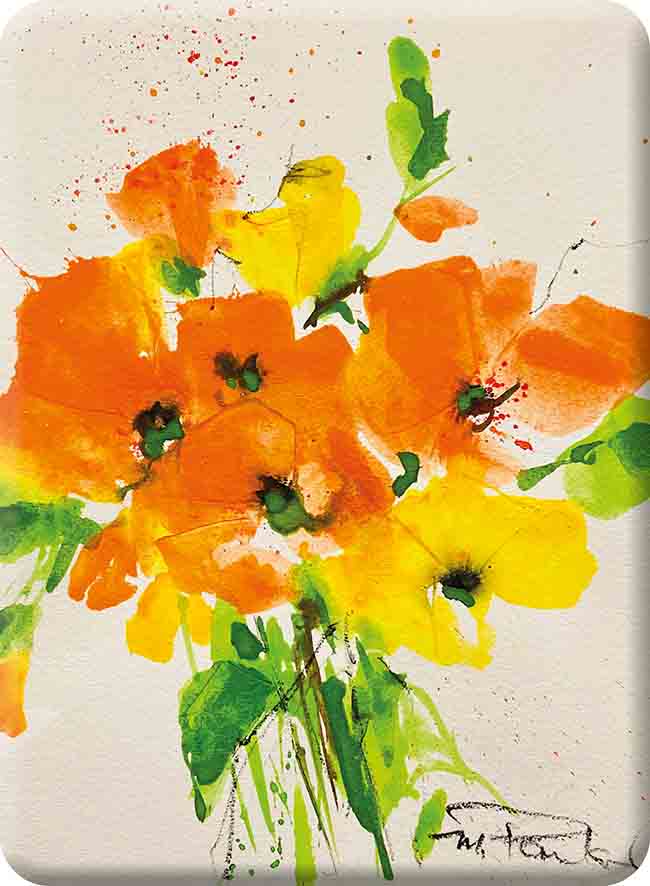 Deko-Magnet - Ein Traum von Strauß