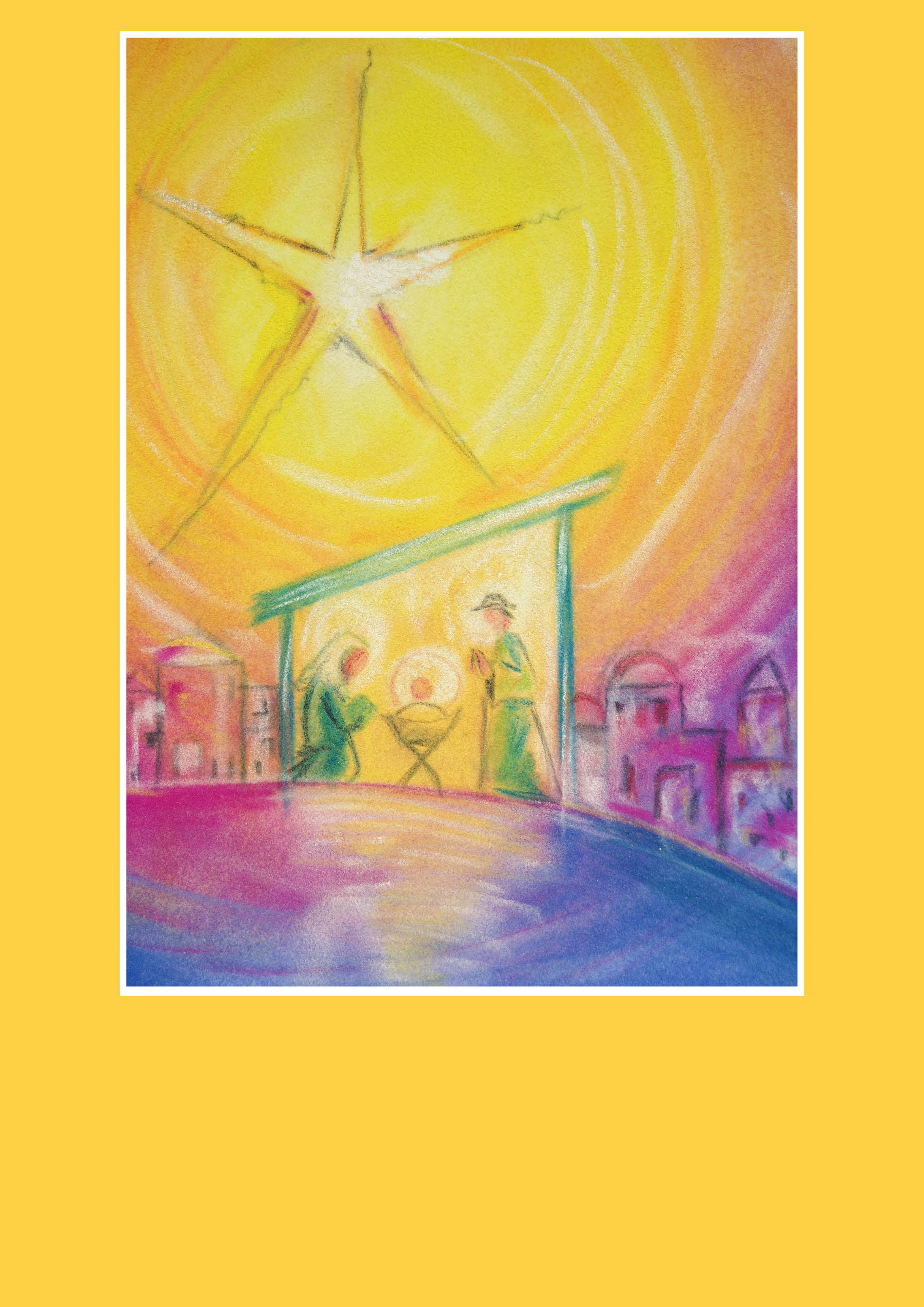 Pfarrbriefmantel - Stern über Betlehem